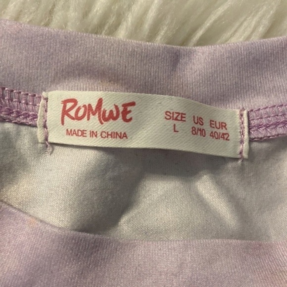 ROMWE Lavender Tee